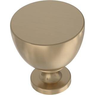 Liberty Liberty Izak 1-1/4 in. (31 mm) Champagne Bronze Round Cabinet Knob P39336C-CZ-CP - The Ho... | The Home Depot