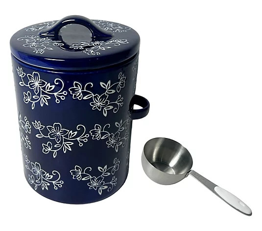 Temp-tations 3-qt Lidded Canister with Scoop | QVC