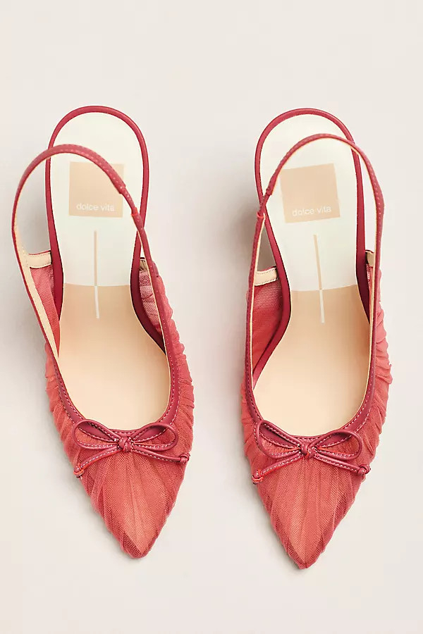 Dolce Vita Yela Slingback Kitten Heels | Anthropologie (US)