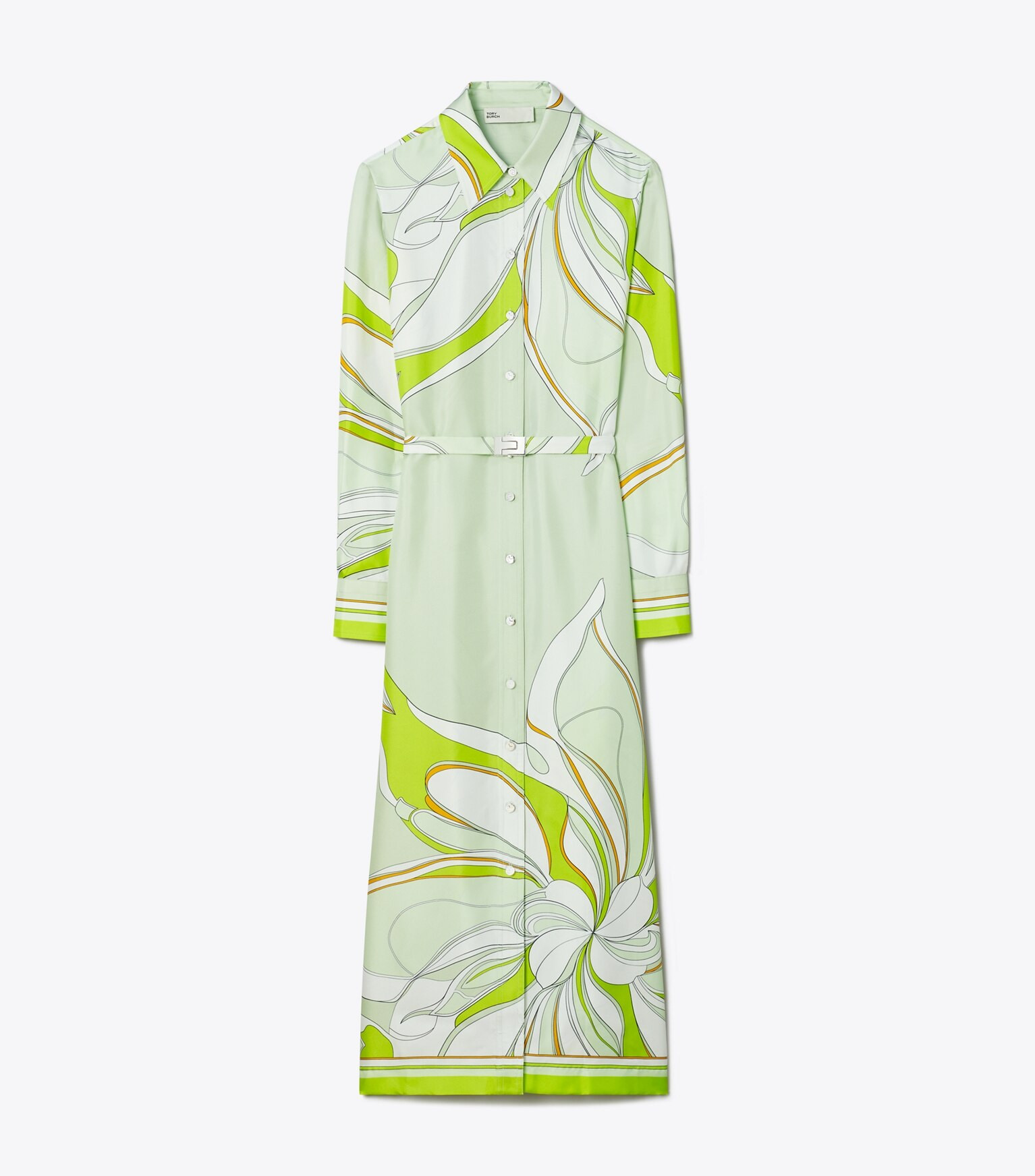 PRINTED SILK SHIRTDRESS | Tory Burch (US)