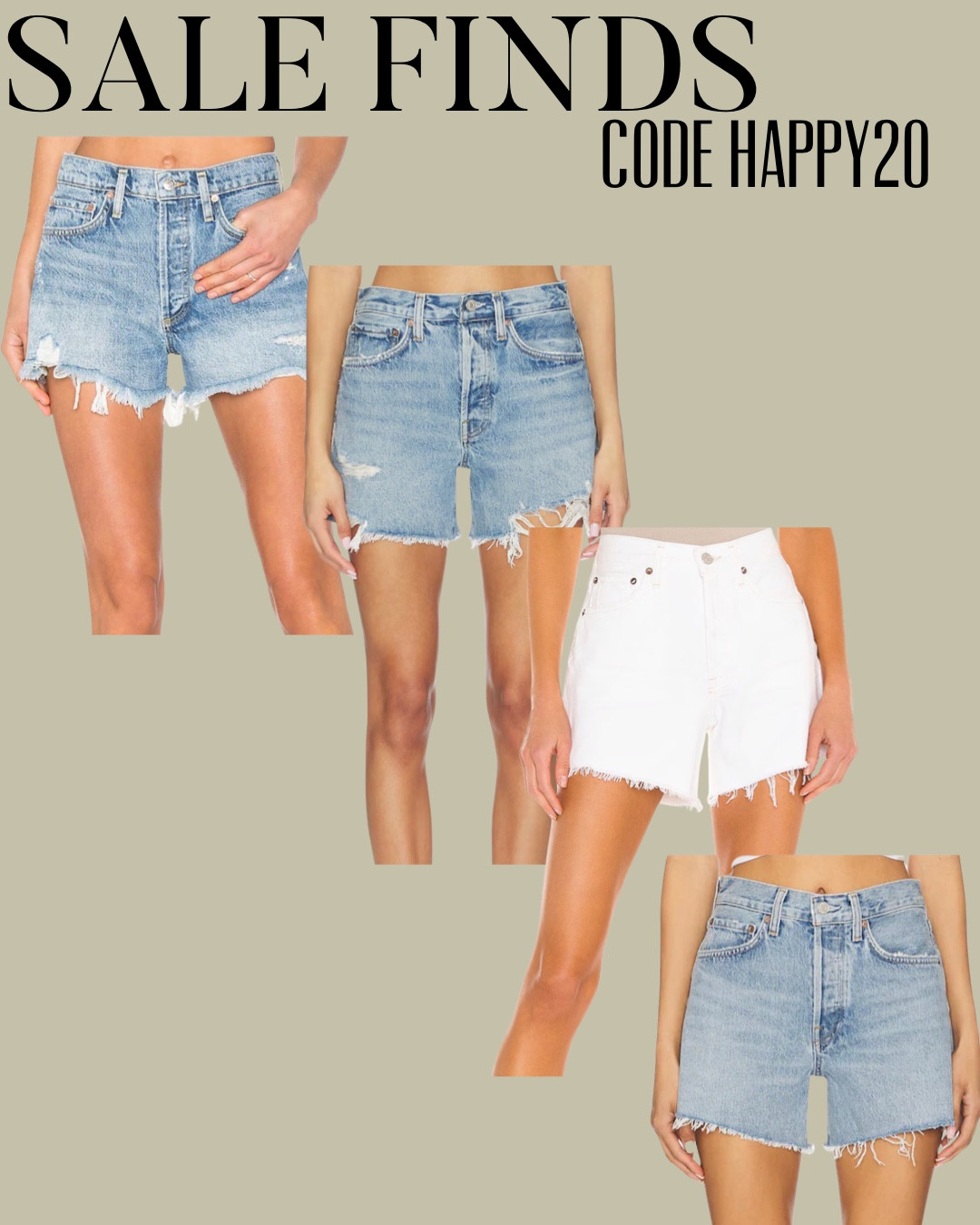 My favorite denim shorts agolde on sale size 23 code HAPPY20 spring break 

#LTKSpringSale #LTKPetite