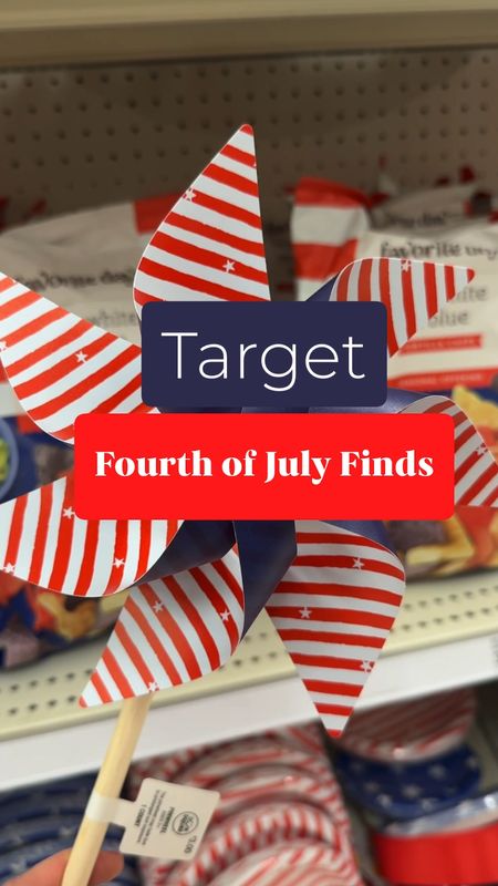 Fourth of July finds at target!
Red white and blue 


#ltkhome #ltkparties
#ltkvideo

#LTKSeasonal #LTKsalealert #LTKfindsunder50