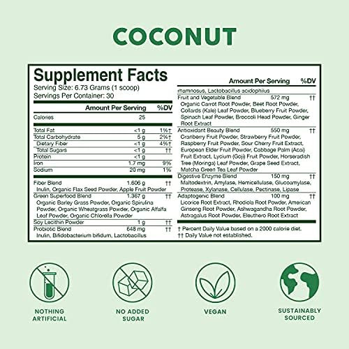 Bloom Nutrition Green Superfood | Super Greens Powder Juice & Smoothie Mix | Complete Whole Foods... | Amazon (US)