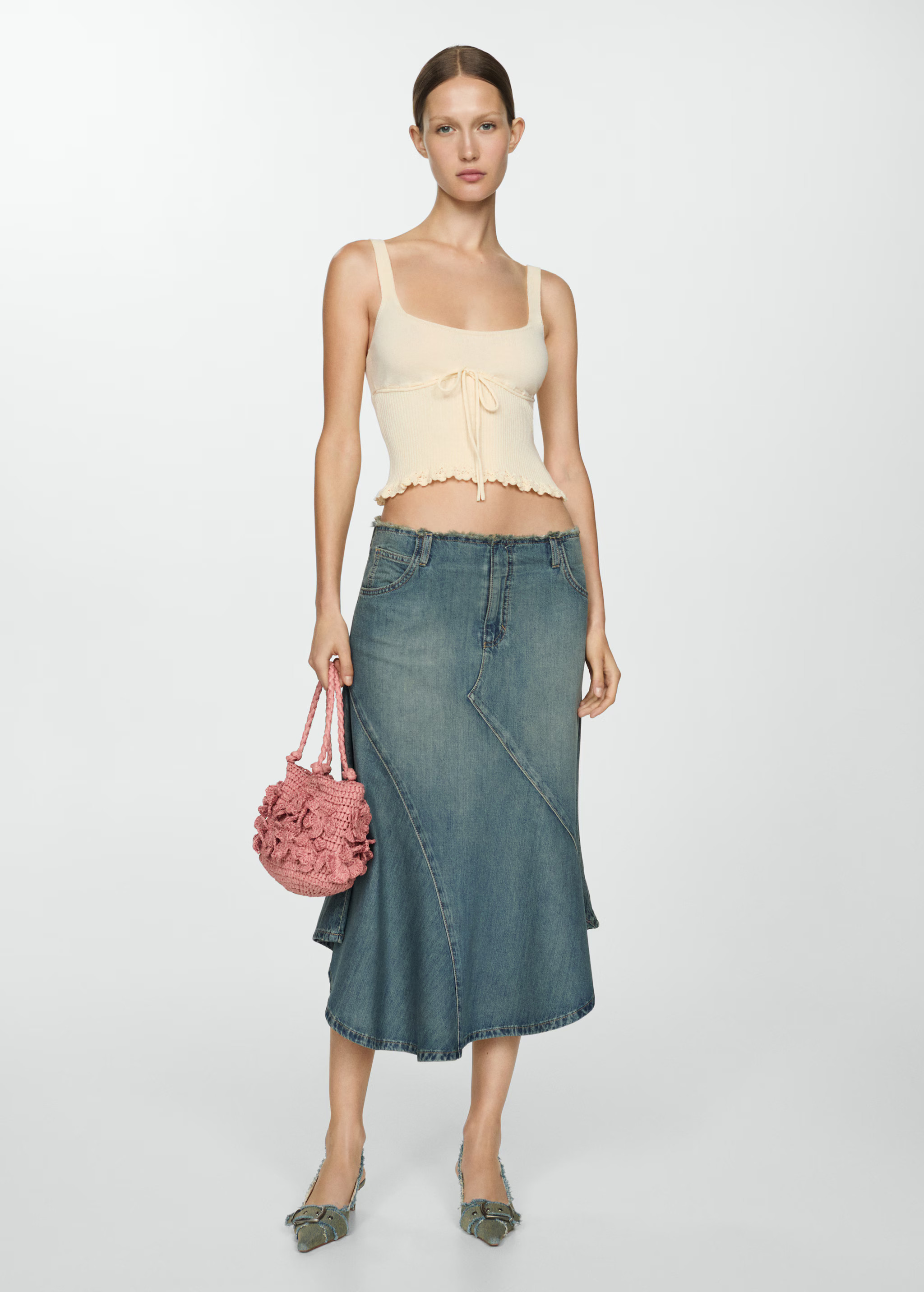 Bow knit top | MANGO (US)