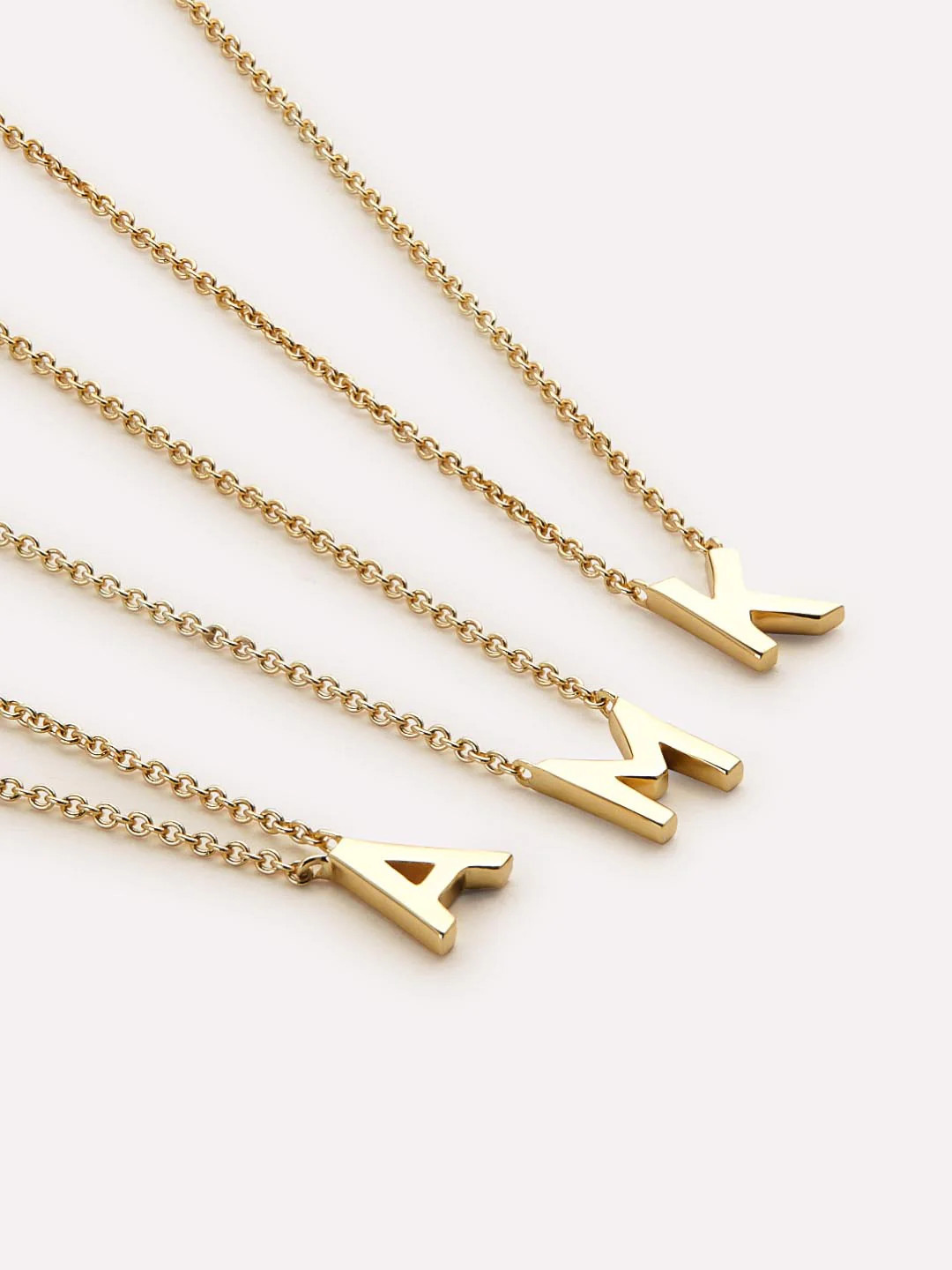 Gold Initial Necklace - Letter Necklace | Ana Luisa