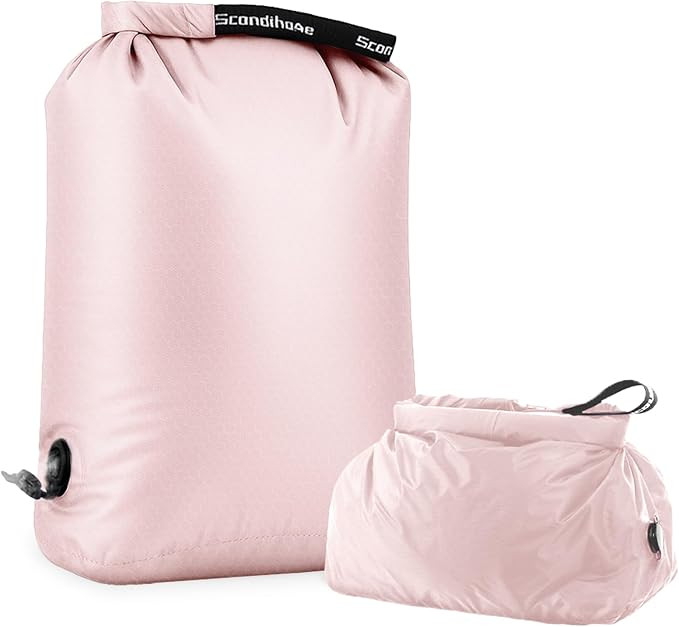 Travel Laundry Bag, Pump-free Vacuum Compression Dirty Clothes Bag, Large Reusable Waterproof & W... | Amazon (US)