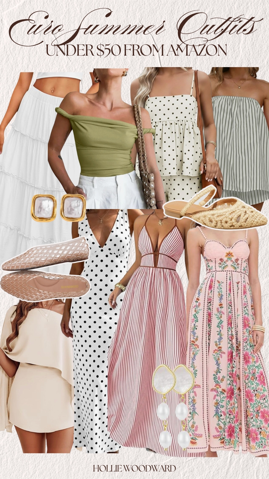 euro summer outfits under $50 🤍 

 