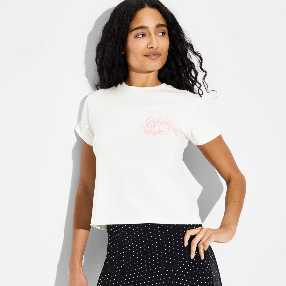 Women's Minnie & Daisy Galentines Short Sleeve Graphic T-Shirt - Cream XXL | Target