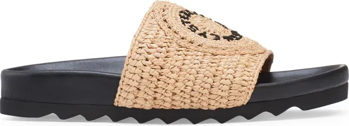 Stella McCartney Elysa Raffia Slide Sandal (Women) | Nordstrom | Nordstrom