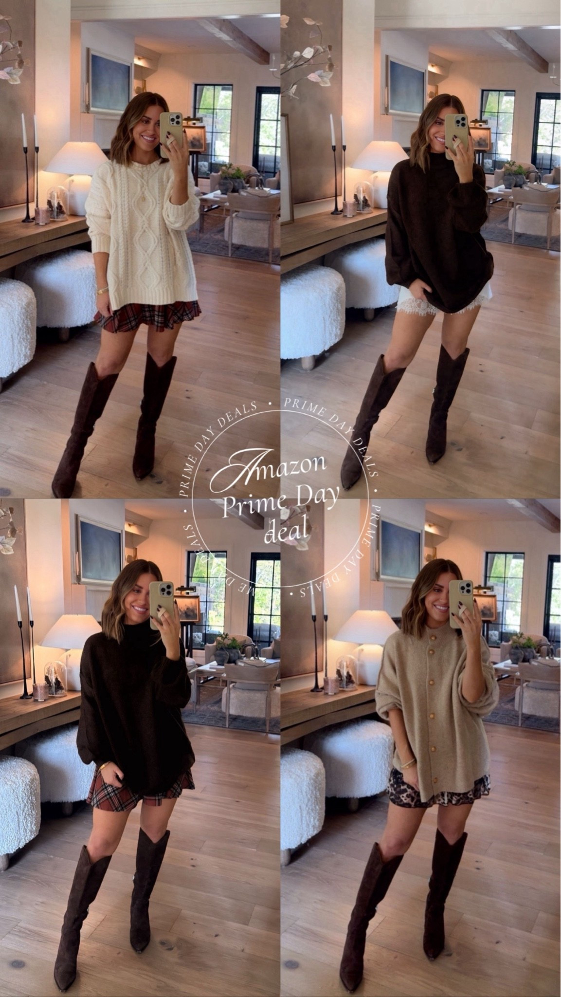Amazon fall outfits on sale! Great transitional looks to style throughout fall- sweaters, skirts, & tall boots!

Amazon fashion || women’s fashion || fall outfits || trending fall outfits || fall style