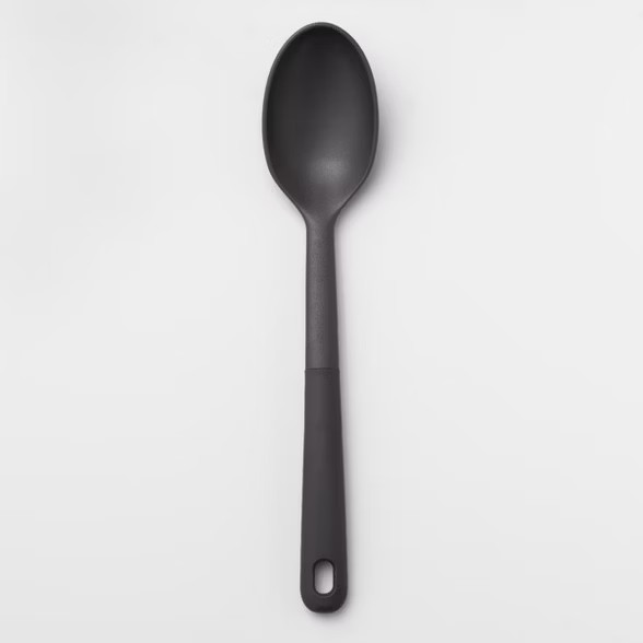 Nylon Cooking Solid Spoon with Soft Grip - Made By Design™ | Target