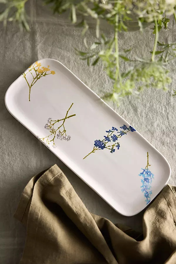 Floral Bunches Serving Tray | Anthropologie (US)