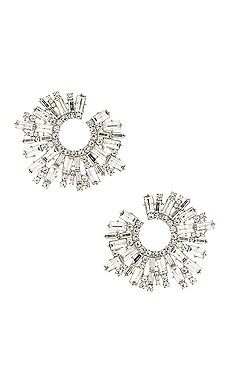 8 Other Reasons Stone Burst Statement Earrings in Silver from Revolve.com | Revolve Clothing (Global)