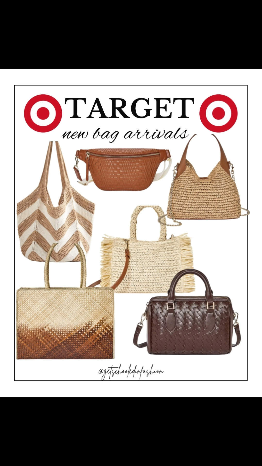 Target new Spring bags
Beach bags 
Straw bag 



#LTKSeasonal #LTKTravel