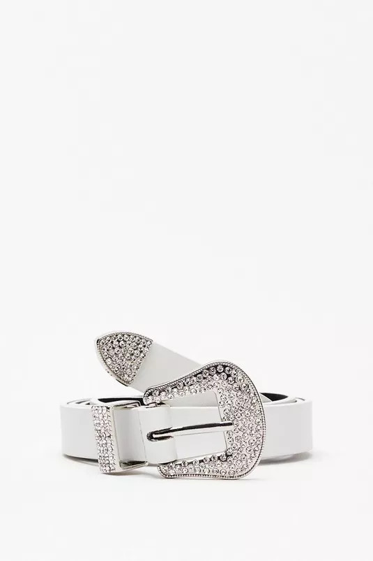 Diamante Western Buckle Belt | Nasty Gal (US)