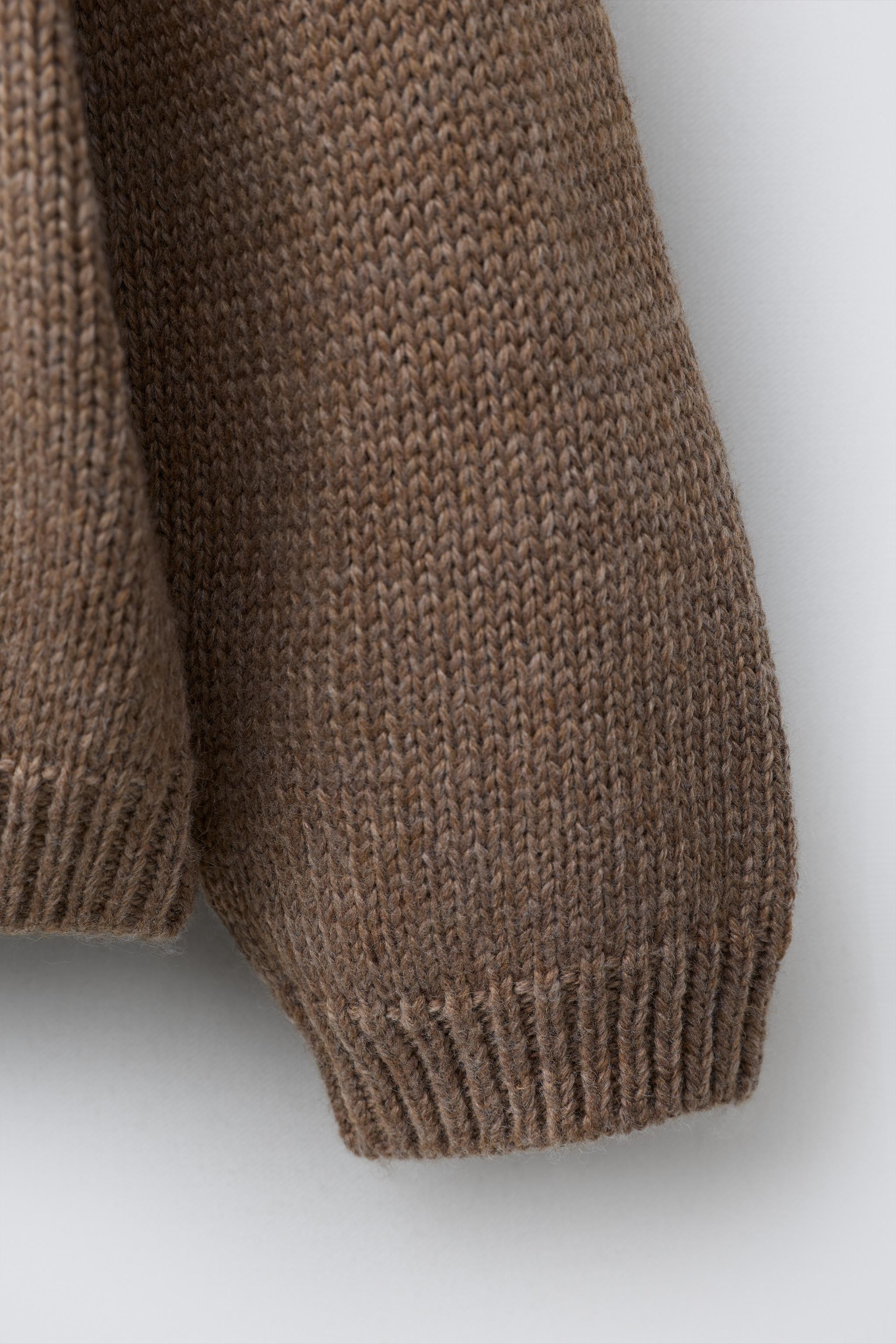 KNIT JUMPER WITH CONTRAST HEARTS | Zara UK