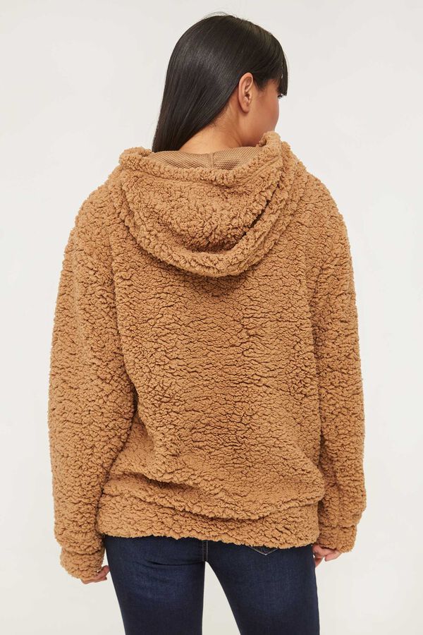 Faux Sherpa Hoodie | Ardene