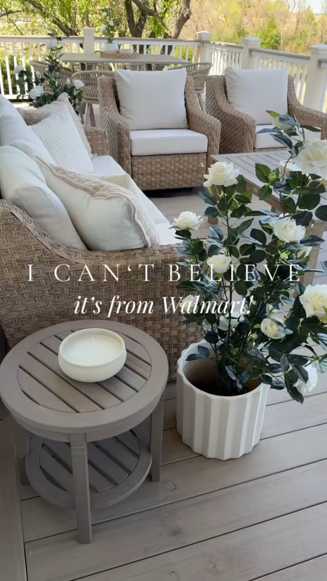 The viral outdoor furniture set is back in stock!!!! Worth every penny! So comfortable and amazing quality. Held up great during our rough winter last year and was not covered. I did replace the cushions it came with this last summer.

Outdoor furniture, patio furniture, outdoor decor, outdoor seating set patio seating set Walmart patio

#LTKHome #LTKSaleAlert