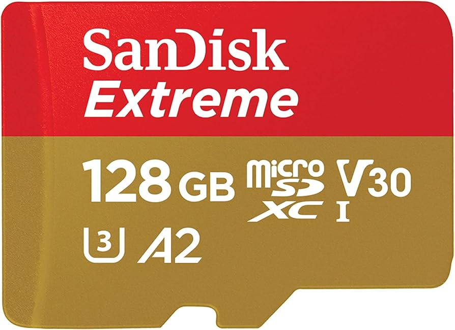 SanDisk 128GB Extreme microSDXC UHS-I Memory Card with Adapter - Up to 190MB/s, C10, U3, V30, 4K,... | Amazon (US)
