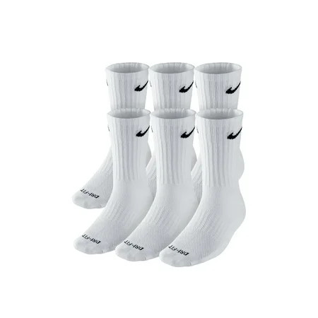 Nike Unisex Dri-FIT Cushion Crew Training Socks (6 Pair) | Walmart (US)