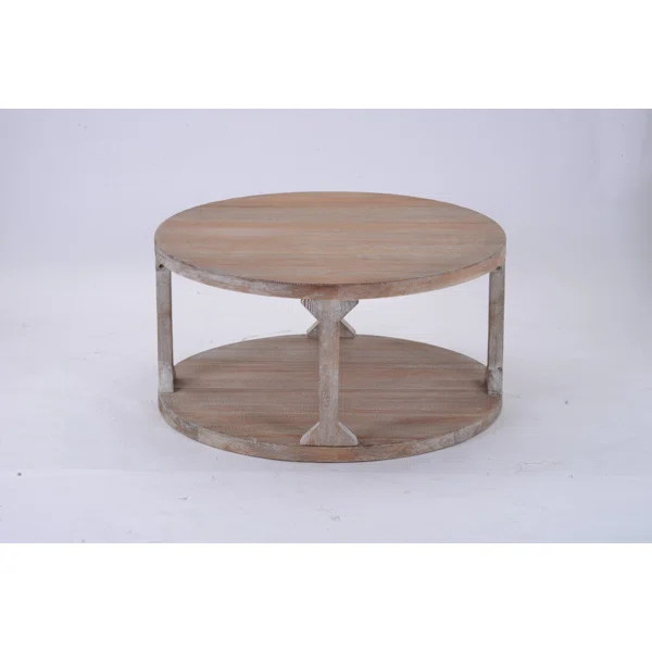 Samarinda Floor Shelf Coffee Table with Storage | Wayfair North America