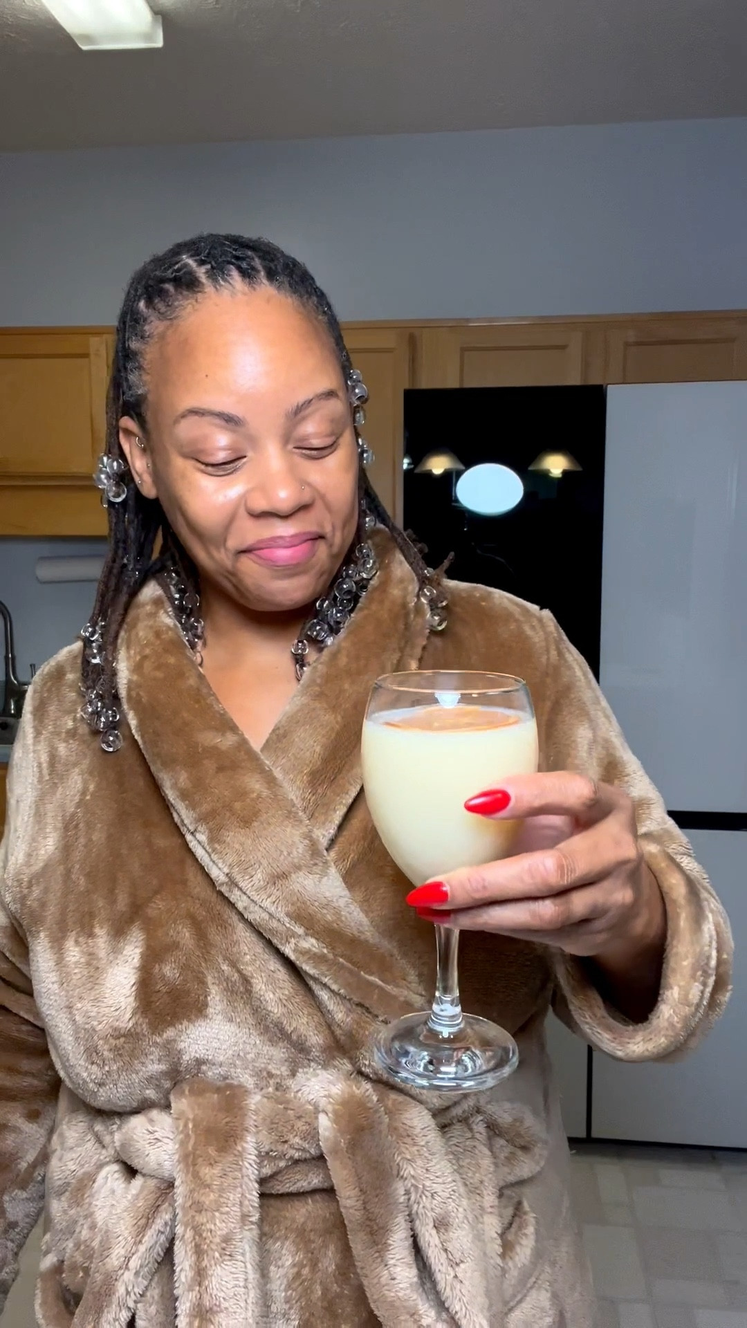 I didn't expect this to work like this.
I wanted something to help me unwind at night without reaching for wine and this surprised me. A few sips and I could literally feel my body exhale. The tension in my shoulders softened. My mind slowed down.
No grogginess. No hangover. Just calm.
If you've been looking for a way to relax without alcohol, this might be the switch your nervous system has been waiting for.
#kava #kavadrink #zeroproof #nonalcoholic #alcoholalternative #StressRelief #relaxationdrink #calmmood #soberlife #soberliving #winddownroutine #eveningroutine #nervoussystemregulation
#herbalremedy #plantbasedliving

#LTKOver40 #LTKmomlife #LTKselfcare