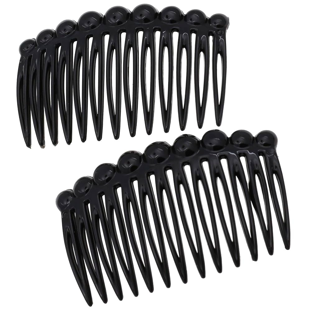 Camila Paris CP2869/2 French Hair Side Comb Small Rounded, Black French Twist Hair Combs Decorati... | Amazon (US)