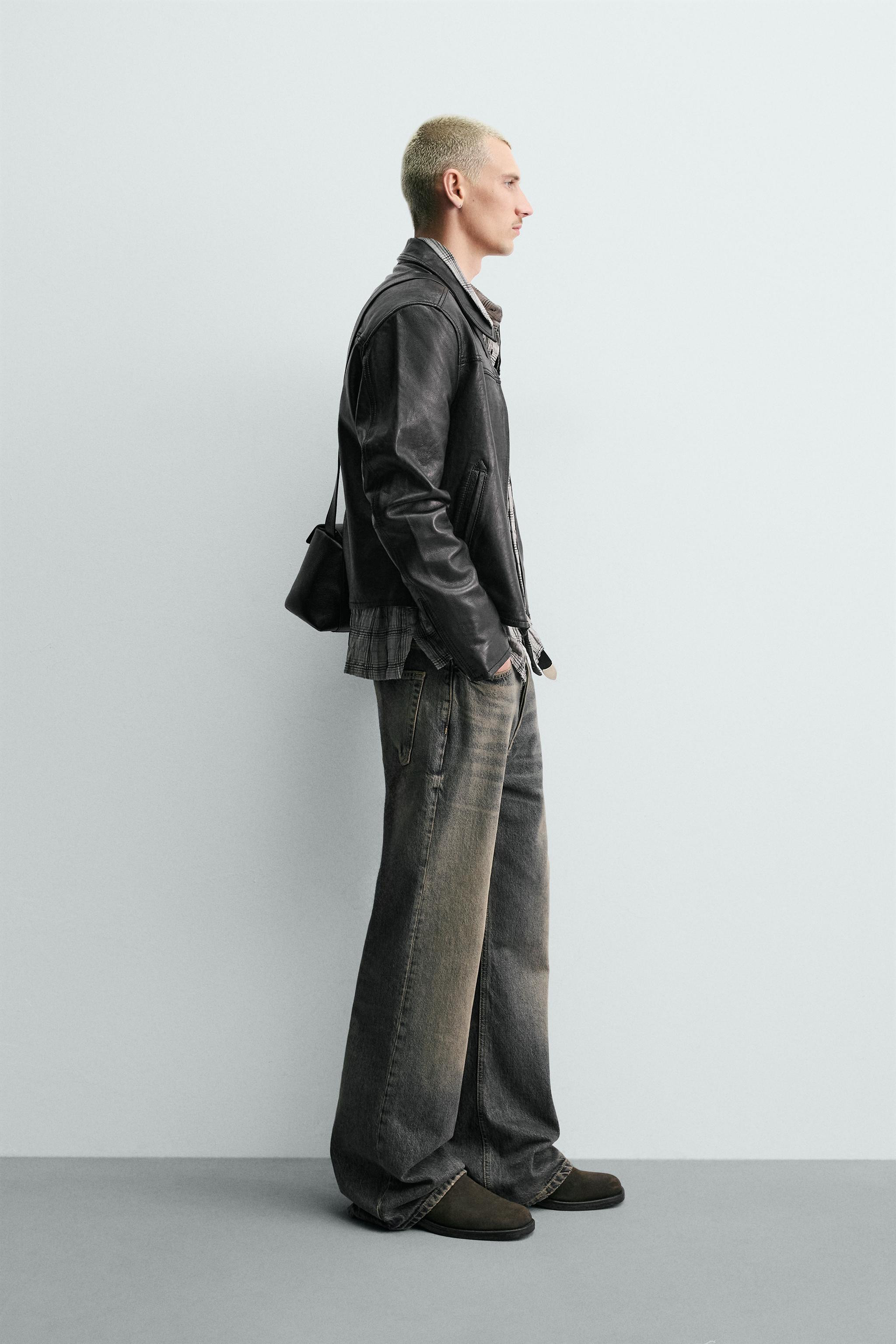 CROPPED NAPA LEATHER JACKET | Zara US