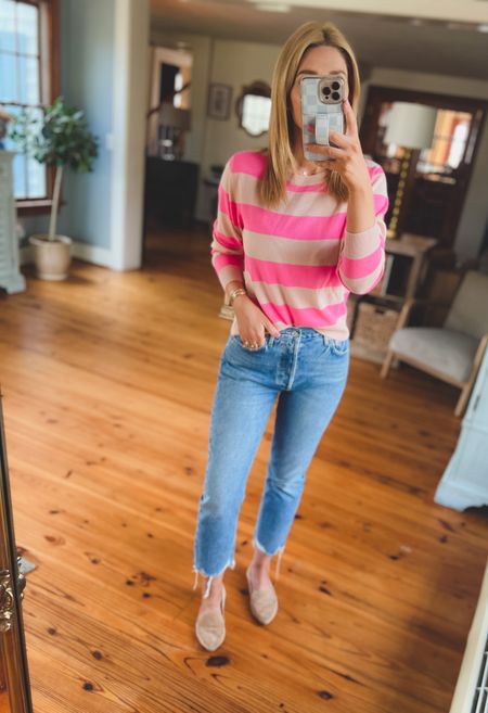Amazon Fashion- loving this lightweight sweater for spring! 🌸
I’m wearing a small 
Affordable Fashion 
Budget Friendly 
Spring style 

#LTKSeasonal #LTKunder50 #LTKstyletip