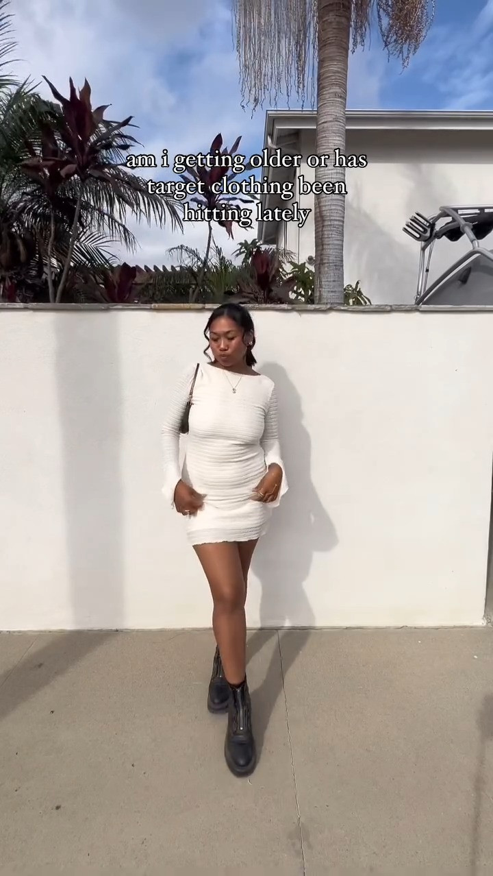 target clothes have been hitting lately!!!  ✨ obsessed with this dress I found for my birthday dinner 🤍🫶🏽 

 

#LTKHoliday #LTKFindsUnder50 #LTKBeauty