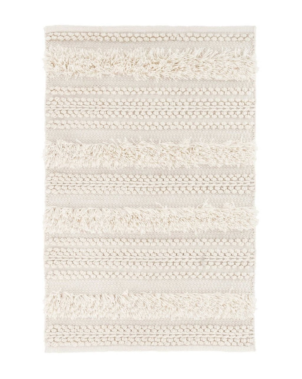 Zhara Ivory Stripe Indoor / Outdoor Rug | McGee & Co.