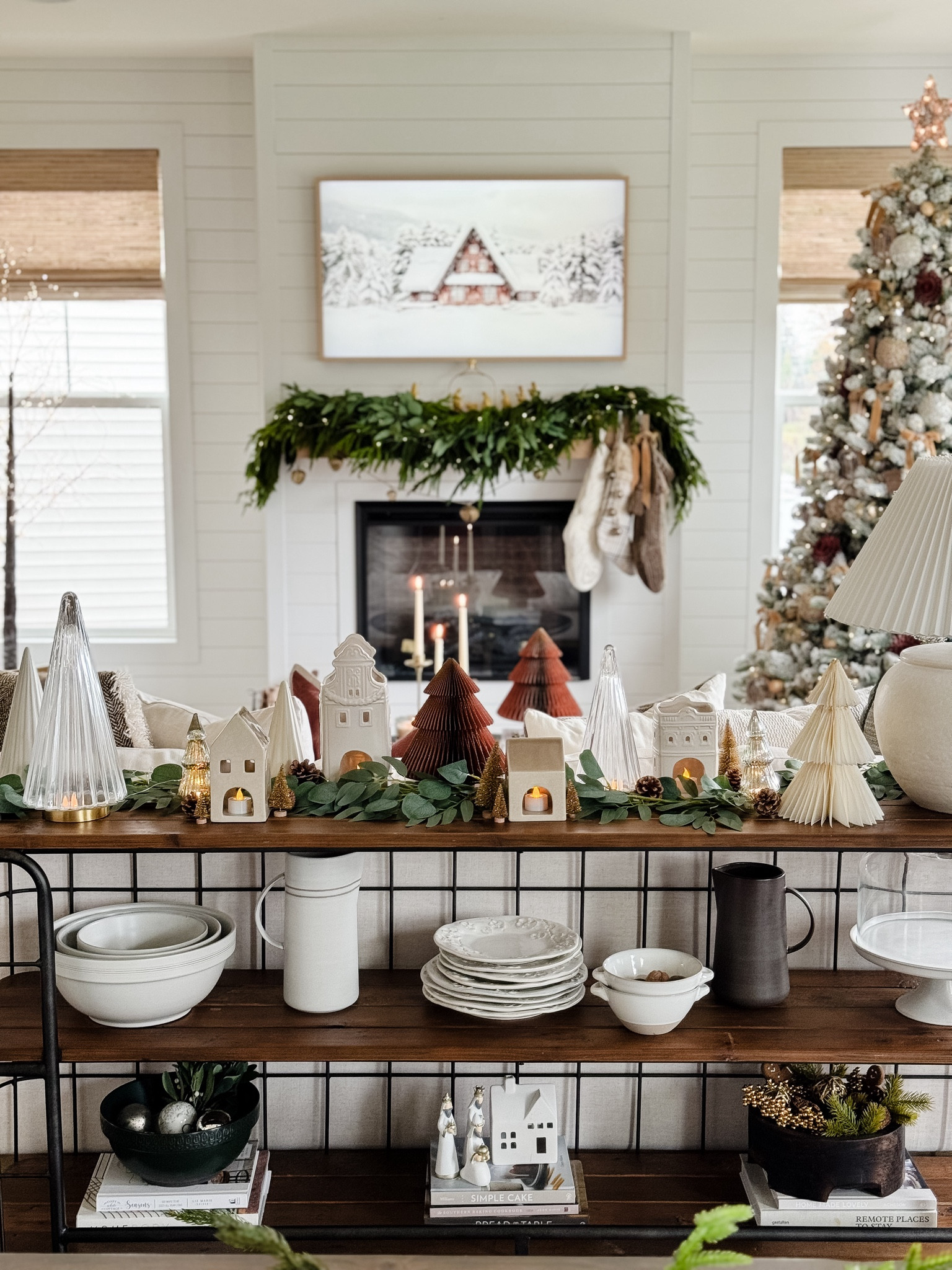 My favorite view ✨

Linking similar console tables & decor that arrives before Christmas 🤎

#LTKhome #LTKSeasonal #LTKHoliday