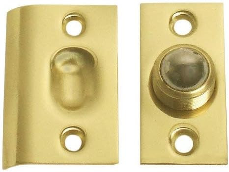 Emtek 8802 2-1/8 Inch Ball Catch with Strike (Unlacquered Brass) | Amazon (US)