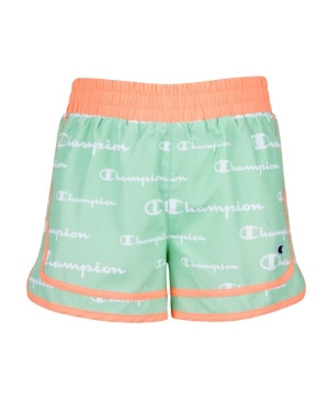 Champion Toddler Girls Aop Champion Script Colorblocked Short | Macys (US)
