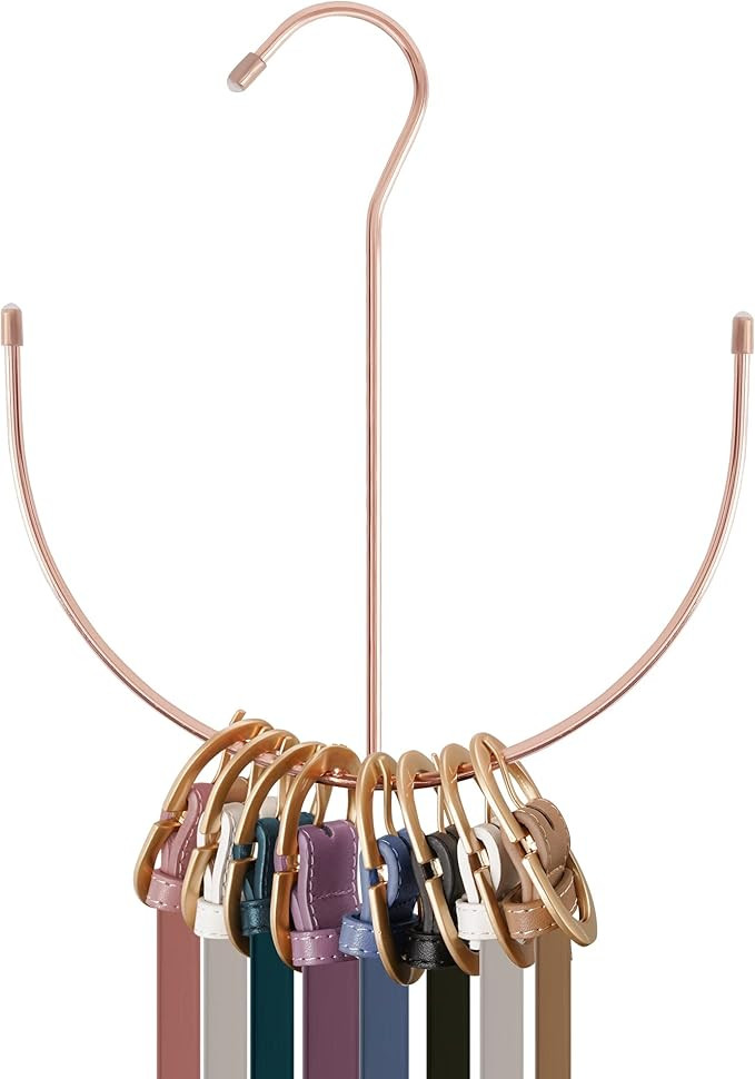 ZEDODIER Belt Hangers, Belt Rack Closet Accessories Organizers, Closet Organizer Hook Rack for Be... | Amazon (US)