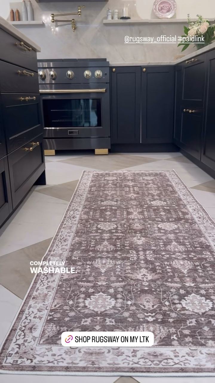 My new washable rugs from Rugsway just changed the whole feel of our home. 🤍 Use my code CC12 for 12% off site wide! 

In the kitchen, I went with the Desert Bloom Persian runner in brown to complement our cabinets — it adds so much warmth and character. And since it’s completely washable, I don’t have to stress about spills or messes.

In the foyer, I chose Helios Persian Washable Rug in a beige 5x7, and it ties everything together beautifully. When the kids track in dirt, I just pop it in the wash — truly the easiest upgrade.

These Rugsway pieces are waterproof, slip-resistant, and fully washable — truly made for easy living.

#paidlink @rugsway_official #ad  

#LTKKids #LTKHome #LTKFamily
