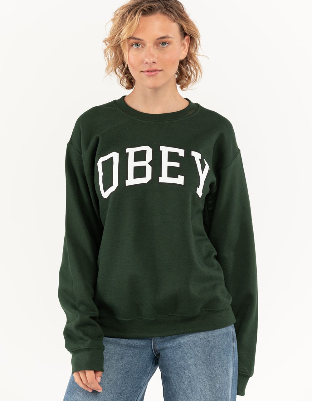 OBEY Academy Womens Crewneck Sweatshirt | Tillys