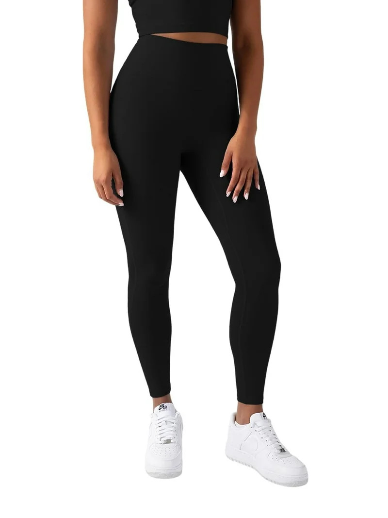 YITTY Active Women's UltraLuxe High-Waist Legging, Athleisure, 4-Way-Stretch, Iconic Black, S, Re... | Walmart (US)