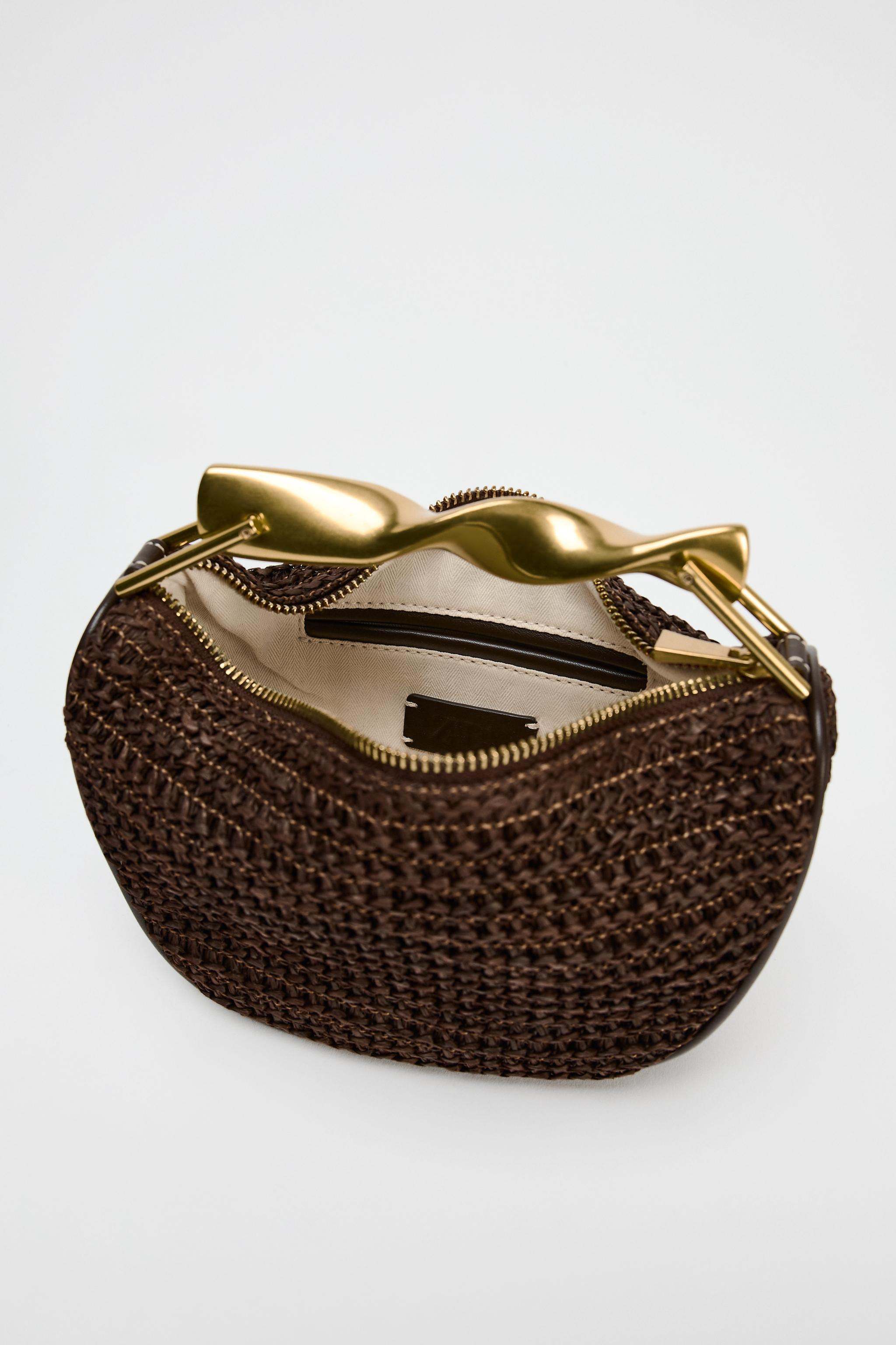 MINI BAG WITH METALLIC HANDLE | Zara US