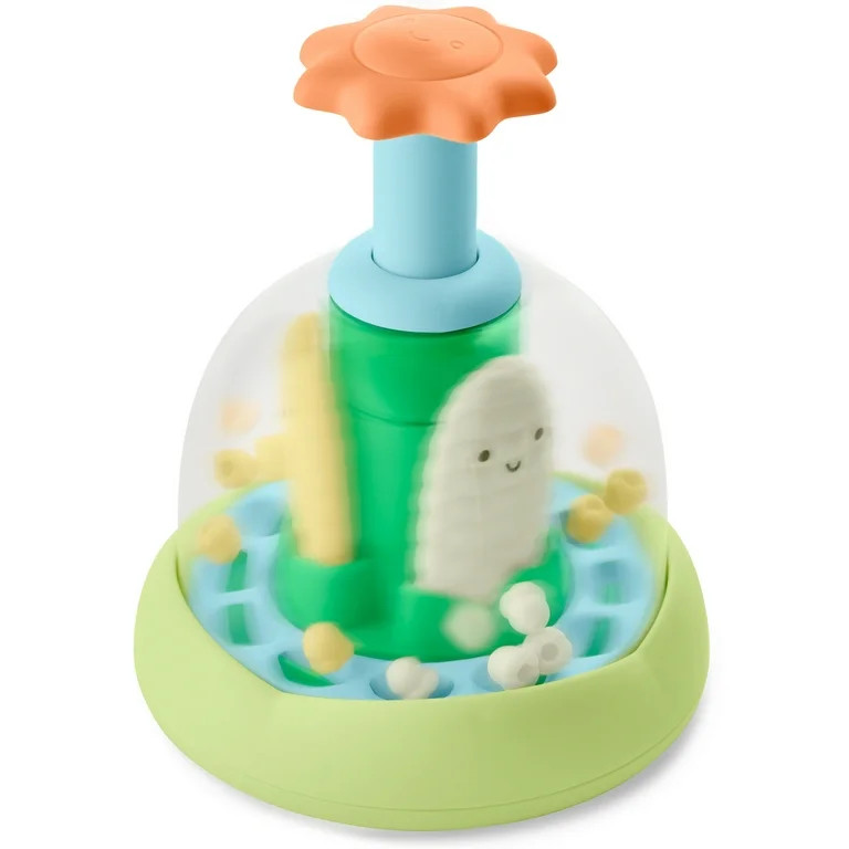 Skip Hop Farmstand Push & Spin Baby Toy, Corn | Walmart (US)