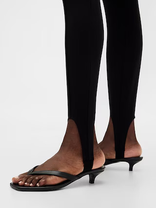 High Rise Double Knit Stirrup Pants | Gap (US)