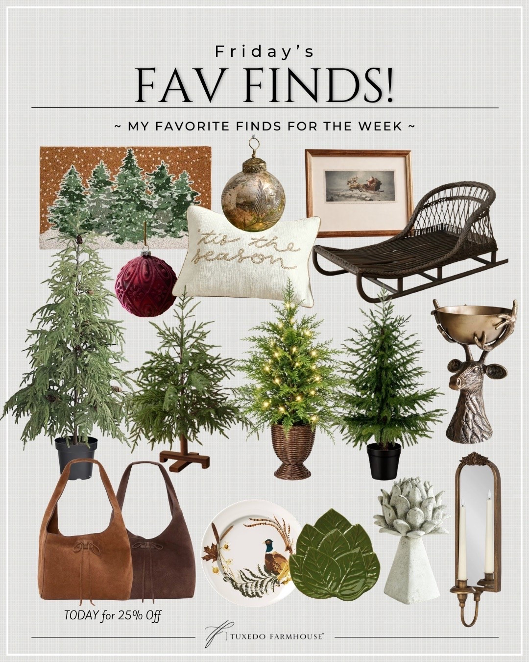 My favorite fall decor and holidays finds for this week. And a great Lucky bag with a 25% off code!

#ltkholiday

#LTKSeasonal #LTKHome #LTKSaleAlert