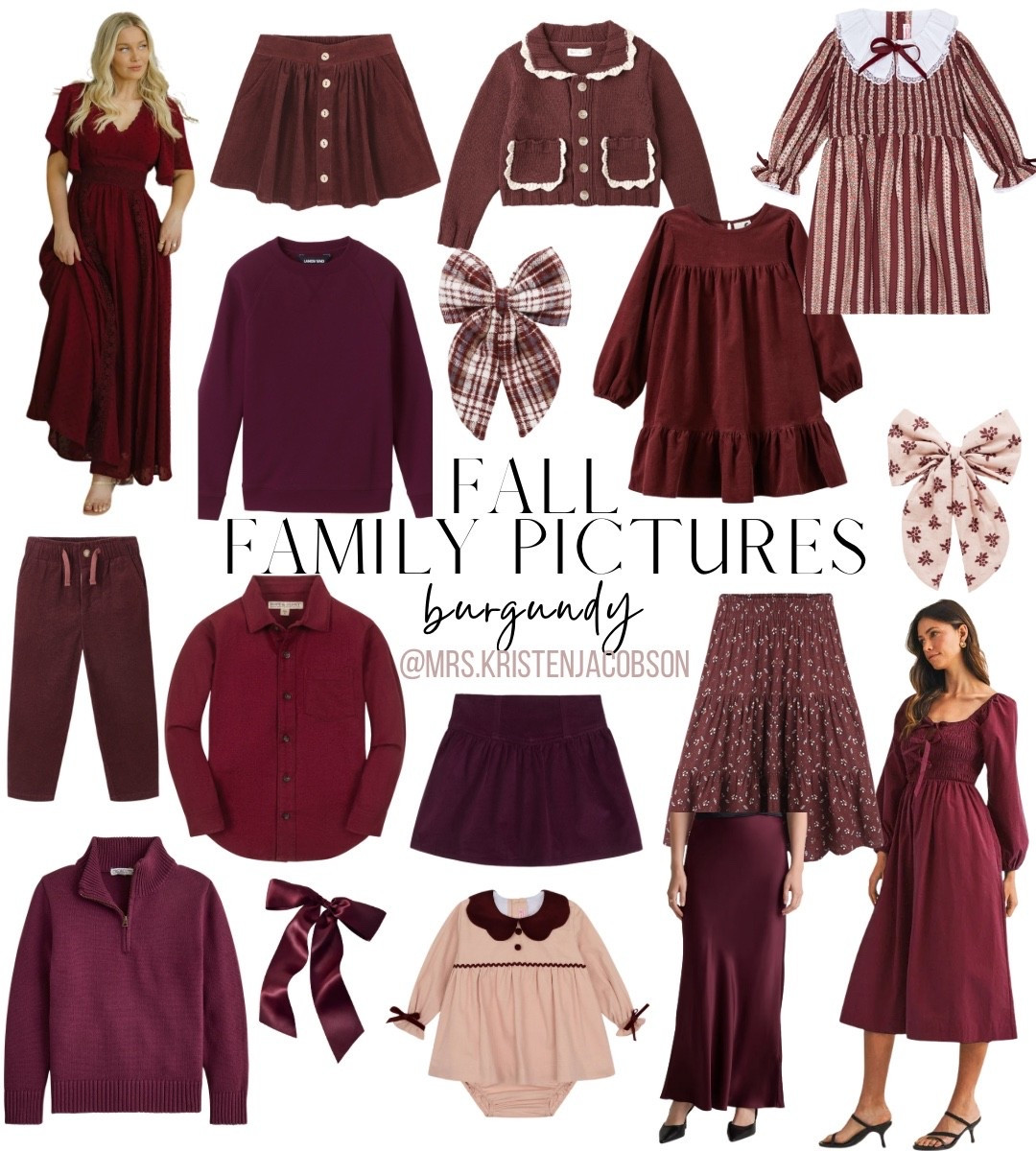 Family picture outfits, family photo outfits, family picture looks, family photo looks, fall family picture outfits, fall family photo outfits, fall family looks, burgundy family outfits, family outfits, fall family outfits, fall dress, burgundy fall dress, fall bow, burgundy bow, fall flannel, fall sweater, men’s outfit, boy outfit, girl outfit 

#familypictureoutfits #familyphotooutfits #familypicturelooks #familyphotolooks #fallfamilyoutfits #burgundyfamilyoutfits 

#LTKFamily #LTKMens #LTKKids