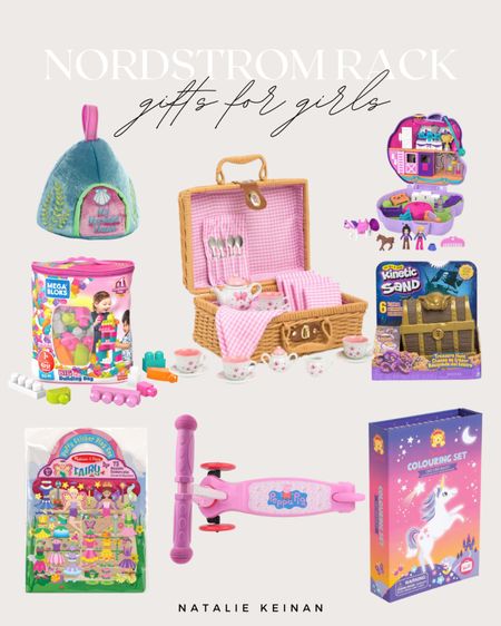 Toys for girls at Nordstrom rack!! Gifts for little girls. Gifts for toddlers. Tea set. Blocks. Memetic sand. Scooter. Coloring set.

#LTKHoliday #LTKkids #LTKfamily