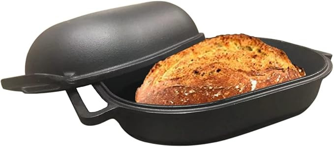 Cuisiland Large Heavy Duty Cast Iron Bread & Loaf Pan - A perfect way for baking | Amazon (US)
