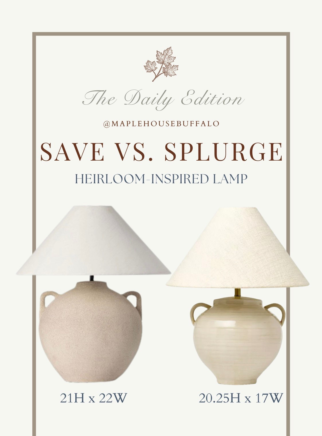 I found this gorgeous and affordable table lamp from Threshold while designing a primary bedroom for one of my clients. It looks so much like the slightly larger, more expensive McGee & Co version! Both linked here. 

#LTKHome #LTKStyleTip #LTKFindsUnder100