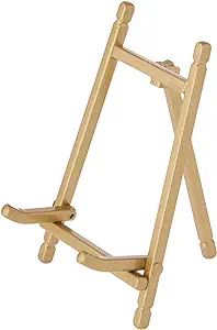 Bard's Satin Gold-toned Metal Easel, 5" H x 3.375" W x 3.5" D | Amazon (US)