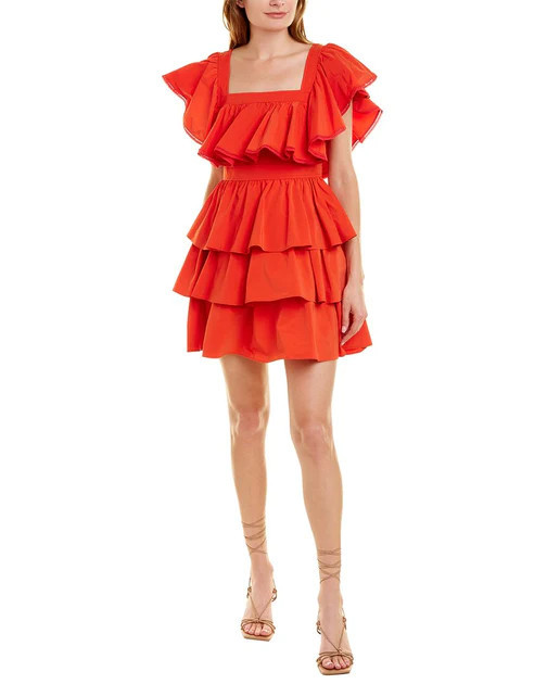 Toccin Ruffle Mini Dress | Shop Premium Outlets