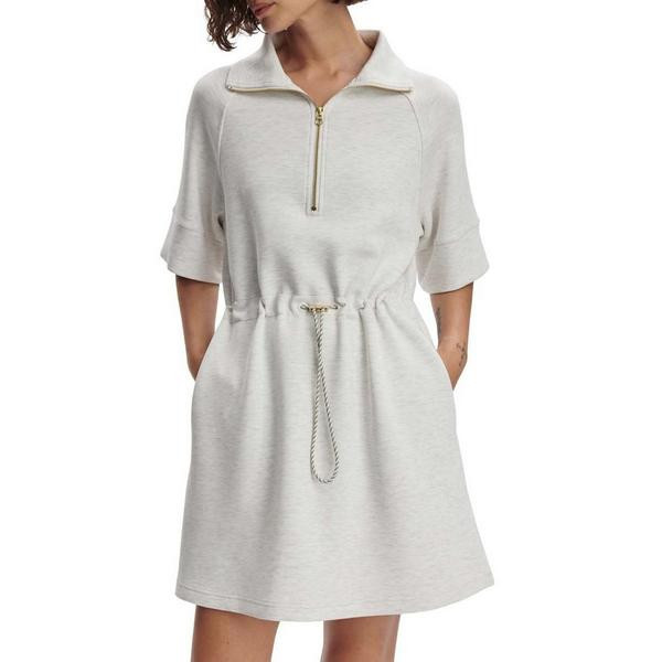 Women's Varley Paisley Half-Zip Dress Small Ivory Marl | Scheels Sports