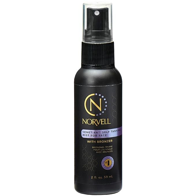 Norvell Venetian Sunless Self Tanning Mist for Face - Non Comedogenic Facial Bronzing Tanner Spra... | Amazon (US)